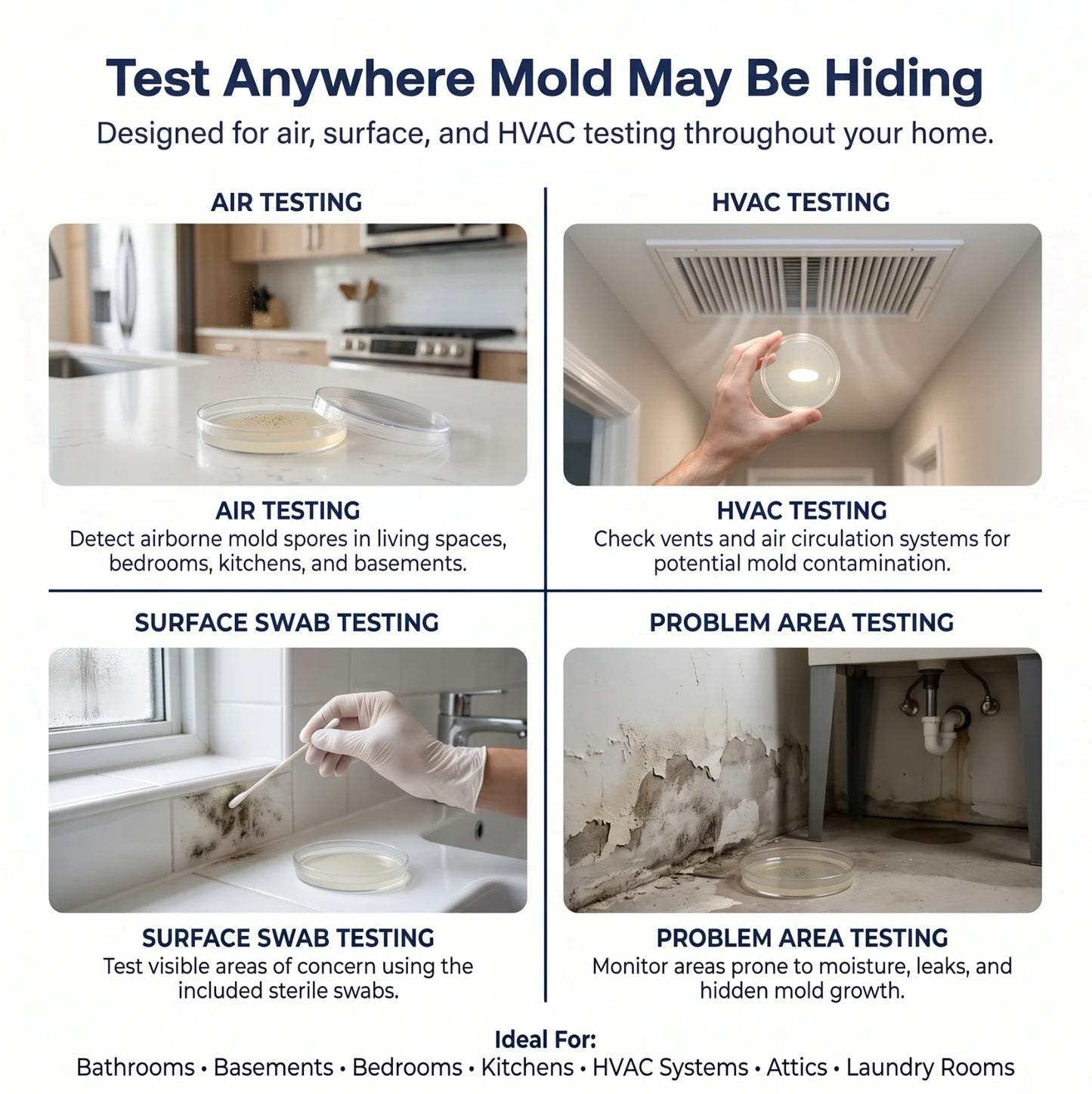 PureGuard™ Full Home Mold Test Kit